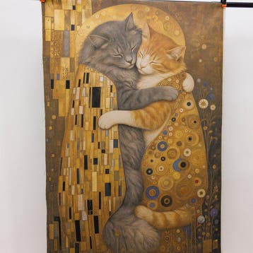 Paneel - GA019 - Decoratief Het Kus van de Katten – Een