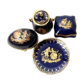 Limoges France - Miniaturen - Porselein, Ophalen of Verzenden