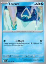 Snorunt 037/182 reverse holo Paradox Rift, Ophalen of Verzenden, Nieuw, Losse kaart, Foil