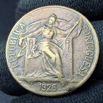 Portugal. Republic. 1 Escudo 1926 (Zonder minimumprijs), Postzegels en Munten, Munten | Europa | Niet-Euromunten