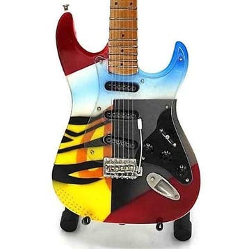 Miniatuur replica Fender Stratocaster Crash gitaar E Clapton, Ophalen of Verzenden, Nieuw, Pop, Beeldje of Miniatuur