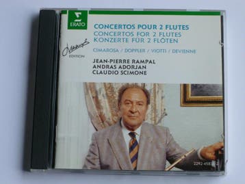 Jean-Pierre Rampal / Adorjan / Scimone- Concertos pour 2 Flu, Ophalen of Verzenden, Zo goed als nieuw