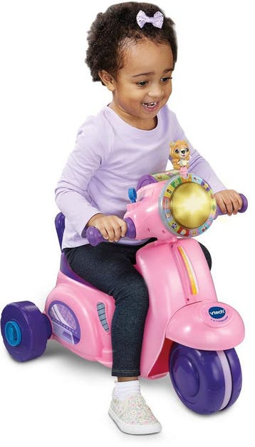 VTech 2 in 1 Loopscooter - Educatief Speelgoed - Ombouwen, Ophalen of Verzenden, Zo goed als nieuw