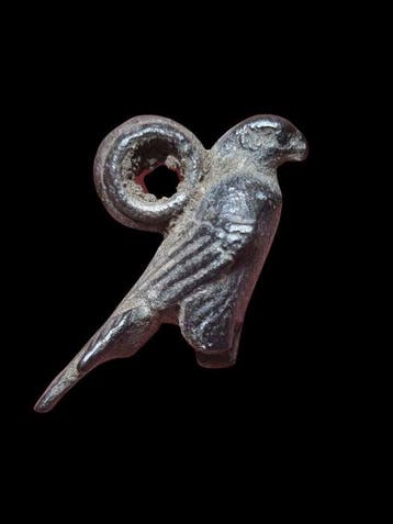Oud-Romeins Brons Interesting Legionary Eagle Pendant