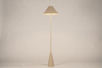 Rietveld Vloerlampen - Beige, Zand - Metaal, Verzenden, Nieuw