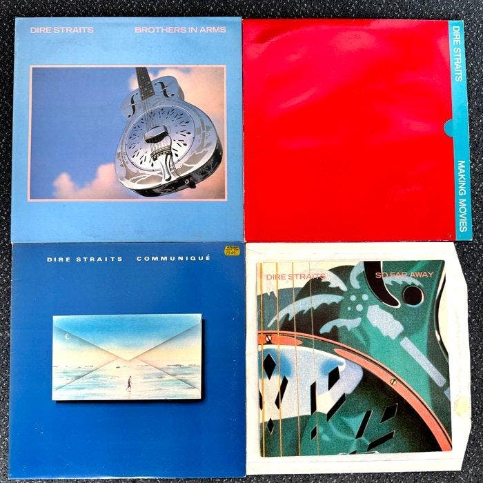 Dire Straits - 3 x great albums + 1 x hard to find 10, Cd's en Dvd's, Vinyl Singles