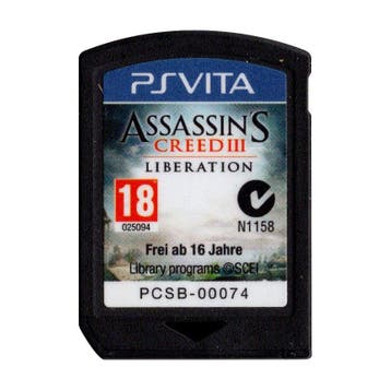 PS Vita Assassins Creed III: Liberation, Spelcomputers en Games, Verzenden, Zo goed als nieuw