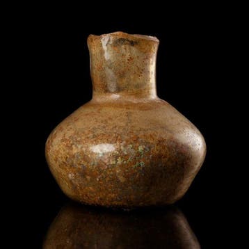 Oud-Romeins, Keizerrijk Glas Fles, Antiek en Kunst