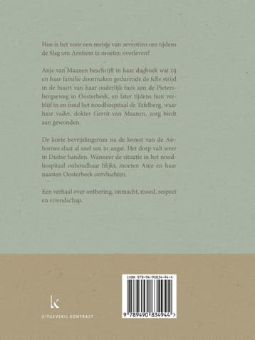 Noodhospitaal de Tafelberg – Dagboek Anje van Maanen, Verzenden, Gelezen, Anje van Maanen