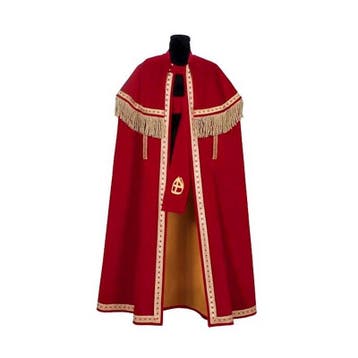 TV-Sint mante smal fluweel (Stefan), Ophalen of Verzenden, Nieuw