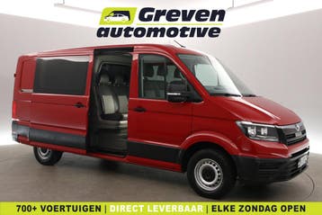 Volkswagen Crafter MAN TGE 2.0 TDI 140PK L3H2 | DC | 7 Zits, Volkswagen, Nieuw, ABS, Rood