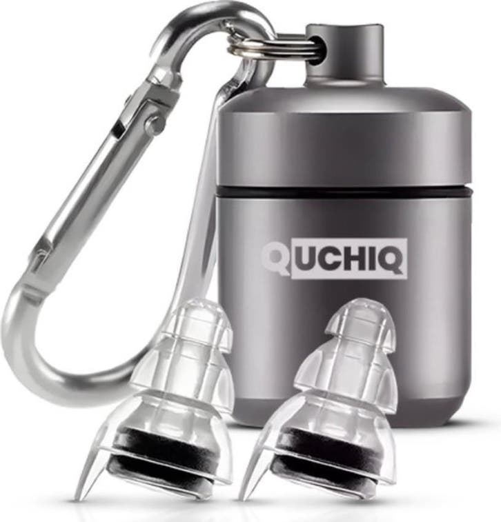 QuchiQ Oordoppen - Siliconen plug met filter - 18 dB, Audio, Tv en Foto, Koptelefoons, Zo goed als nieuw, Ophalen of Verzenden
