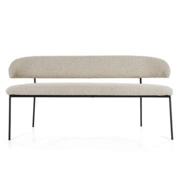 Eetkamerbank Luka - Taupe Copenhagen - 95794 - eetkamerba..., Nieuw, Stof