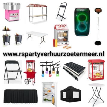 Verhuur van party artikelen!, Nieuw