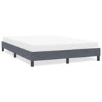 vidaXL Bedframe zonder matras 160x220 cm fluweel donkergrijs, Huis en Inrichting, Slaapkamer | Bedden, Verzenden, Nieuw, Tweepersoons