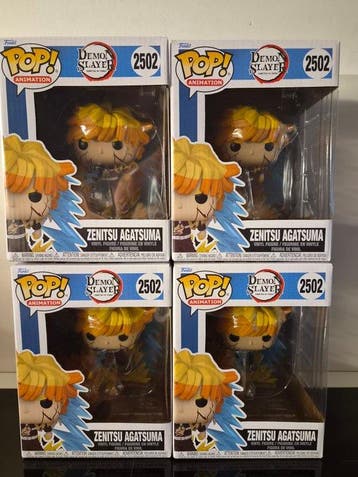 Funko - Funko Pop Lotto x4 Funko Zenitsu Agatsuma 2502