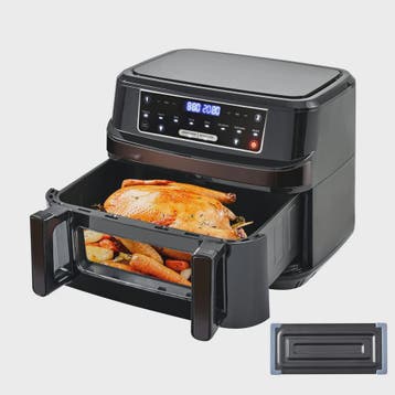 XXL Airfryer 12L met Dubbele Kamer, Touchscreen & 8 Programm, Witgoed en Apparatuur, Airfryers, Verzenden, Nieuw