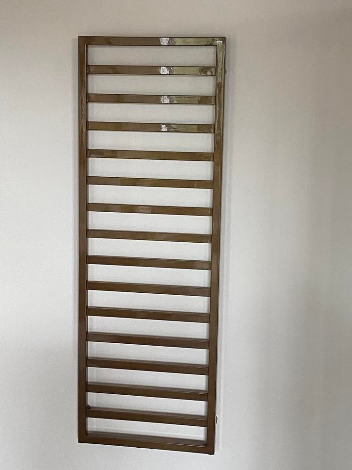 enix billo handdoekradiator 153x53cm brons metalic, Doe-het-zelf en Verbouw, Verwarming en Radiatoren, Nieuw, Ophalen of Verzenden