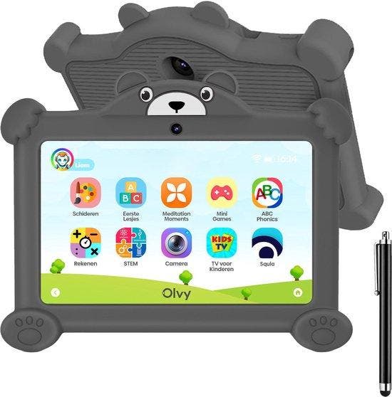 Kindertablet - Tablet voor kinderen - 96GB - Tablet - 7 Inch, Computers en Software, Windows Tablets, Zo goed als nieuw, Verzenden
