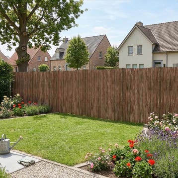 Boomschorsmat Zamora tuinscherm 1,5x3 m naturel casa.pro, Verzenden, Nieuw