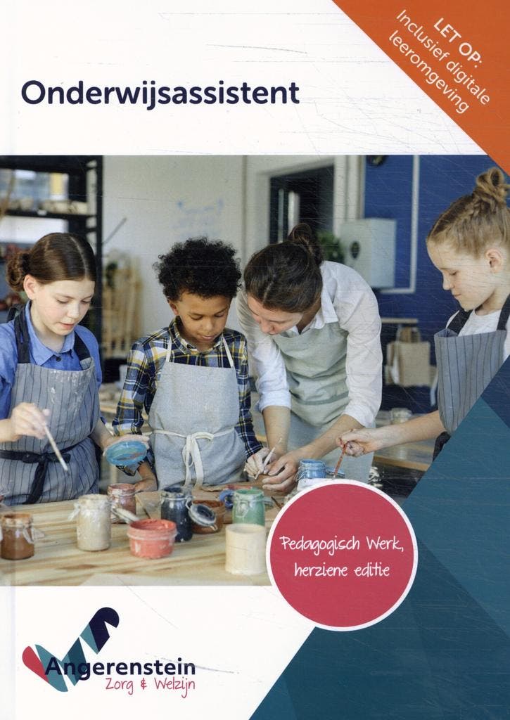 Onderwijsassistent / 2023 / Angerenstein Welzijn, Boeken, Schoolboeken, Zo goed als nieuw, Verzenden