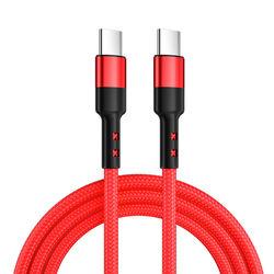 Caruba USB-C to USB-C 60W Cable 3 Meter Red, Nieuw