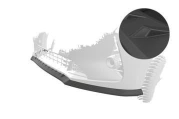 Cup spoilerlip met ABE voor Hyundai I10 (3e gen) CSL687-L, Verzenden, Nieuw