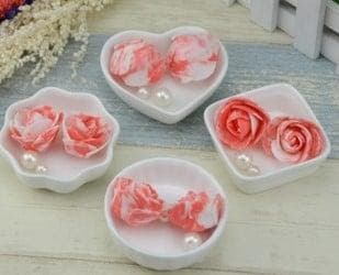Foamroos Gemeleerd Los Rood Wit 35 mm 50 stuks, Ophalen of Verzenden, Nieuw