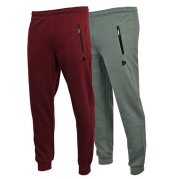 Donnay Donnay Heren - 2-Pack - Joggingbroek Jack - Burgundy, Kleding | Heren, Broeken en Pantalons, Verzenden, Nieuw