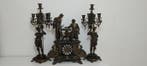 Figurale pendule - Brons, Messing - 1850-1900, Antiek en Kunst