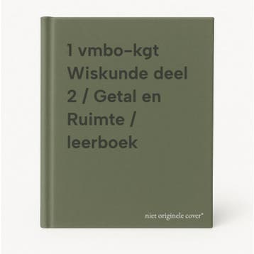 1 vmbo-kgt Wiskunde deel 2 / Getal en Ruimte / leerboek, Boeken, Verzenden, Gelezen