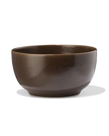 HEMA Kom Ø14cm Puur aardewerk donkerbruin, Huis en Inrichting, Verzenden, Nieuw