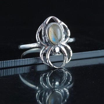 Zilver - Ring - Labradoriet Sterlingzilver