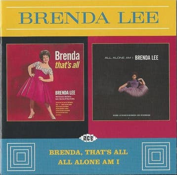 Brenda Lee - Brenda, Thats All / All Alone Am I, Ophalen of Verzenden, Gebruikt