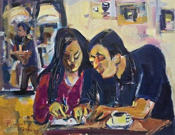 Miguel Pinyol Sardà (1959) - Café y confidencias