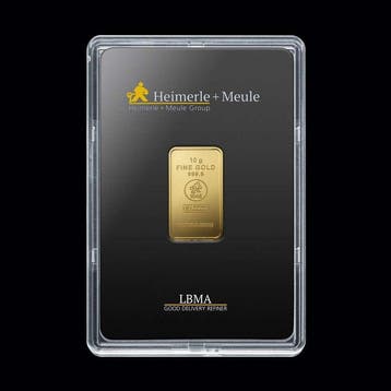 10 gram - Goud .999 - Heimerle + Meule - Verzegeld