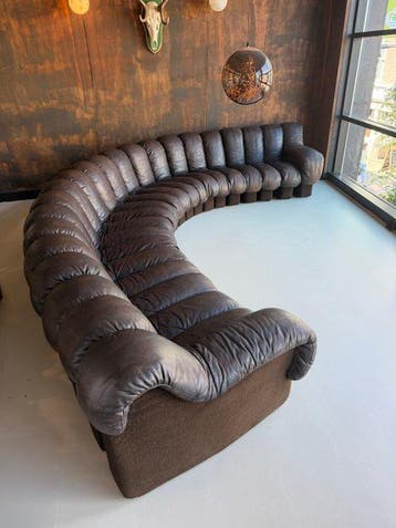 de Sede - Ueli Berger - Sofa - ds 600 - Leder, Vilt - 22