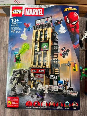Lego Set - Spider-Man, Marvel - Daily Bugle (76342) & Peter, Nieuw