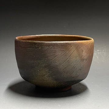 Bizen Ware - Hiroyoshi Makita - Chawan - Theekop / Tomobako
