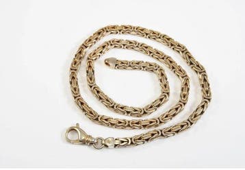 Zonder minimumprijs - Halsketting Zilver, Verguld, Sieraden, Tassen en Uiterlijk, Kettingen, Nieuw