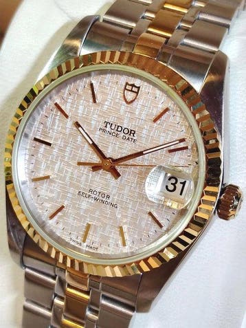 Tudor - Prince Date - SILVER LINEN DIAL - Zonder