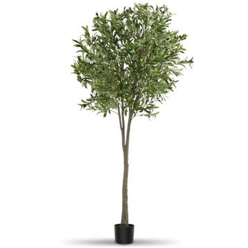 Kunst olijfboom Oleand, realistische textuur - 210 cm, Huis en Inrichting, Kamerplanten, Verzenden
