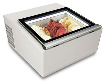 Combisteel Schepijsvitrine Tafelmodel | Wit | 3x 5L | Statis, Ophalen of Verzenden, Nieuw