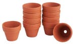 Terracotta Potjes Binnenmaat 5 cm doos 10 stuks, Ophalen of Verzenden, Nieuw