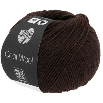 Lana Grossa Cool Wool - 2113 Zwartbruin - Merinowol Garen, Ophalen of Verzenden, Nieuw
