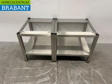 RVS Onderstel met onderschap 110 x 55,5 x 57 cm Horeca, Ophalen of Verzenden, Gebruikt