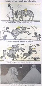 Spotprent over de opkomst van de Wafd-partij in Egypte, Verzenden