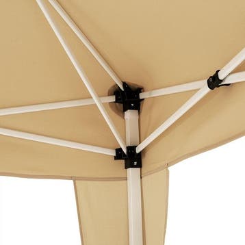 Easy Up - Vouwtent - Paviljoen - Partytent beige 3x6 mtr, Tuin en Terras, Verzenden, Nieuw, 2 meter of meer, Partytent