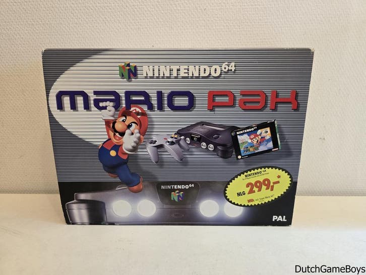Nintendo 64 / N64 - Console - Mario Pak (Sleeve) - Boxed, Spelcomputers en Games, Spelcomputers | Nintendo 64, Gebruikt, Verzenden