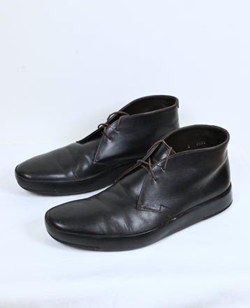 Prada Leather Desert Boots - Laarzen - Maat: EU 41, Nieuw